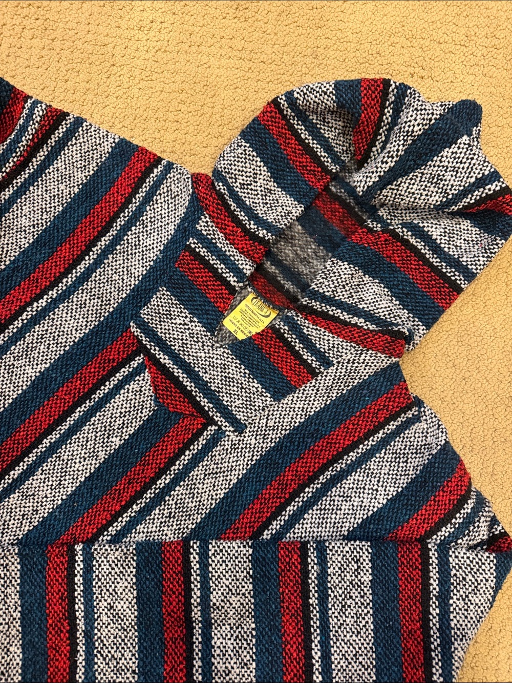 Frank’s Baja Hoodie- Red, Navy, Black & Gray, Size XL